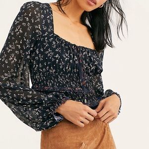 Free people Printed Lolita Top